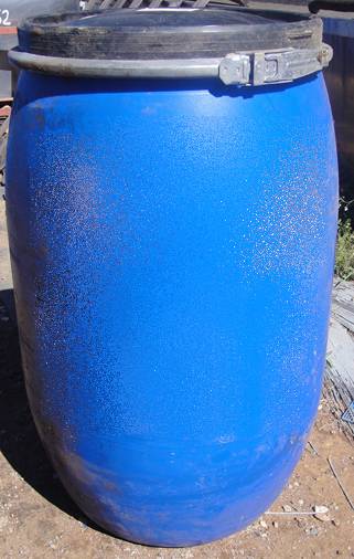 BOMBONA PL�STICA 120 LITROS COM TAMPA E ARO